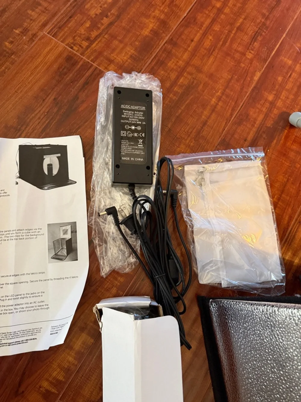 Polaroid Studio Box Photography Tent with Bright White LED Light Panel NEW